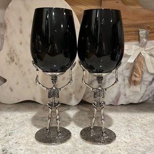 Skeleton Wine Glasses